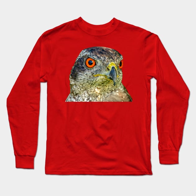 Goshawk eyes Long Sleeve T-Shirt by dalyndigaital2@gmail.com